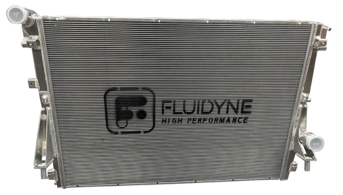 Fluidyne 2017-2024 Ford 6.7L F250 F350, F450 Powerstroke Diesel 4 Row Extruded Tube Aluminum Radiator - RFD.F250.17