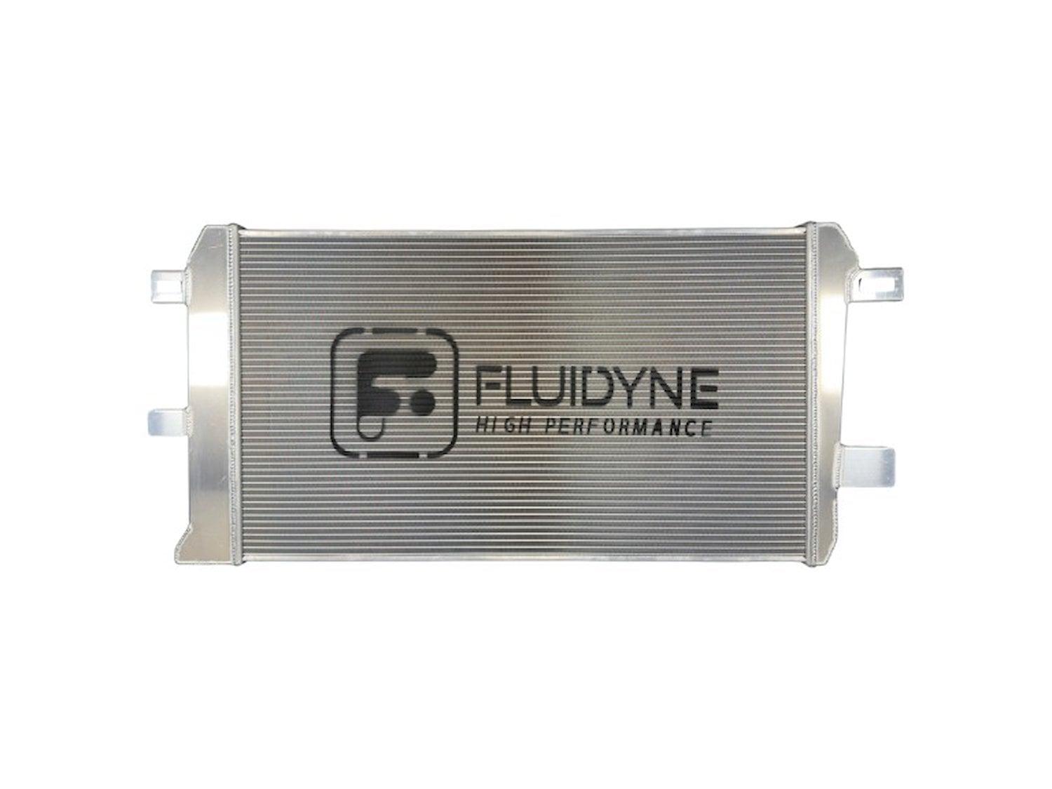 Fluidyne 2001-2005 Chevy GMC 2500 3500 6.6L Duramax 5 Row Extruded Tube Aluminum Radiator - RGM.DUR.0105