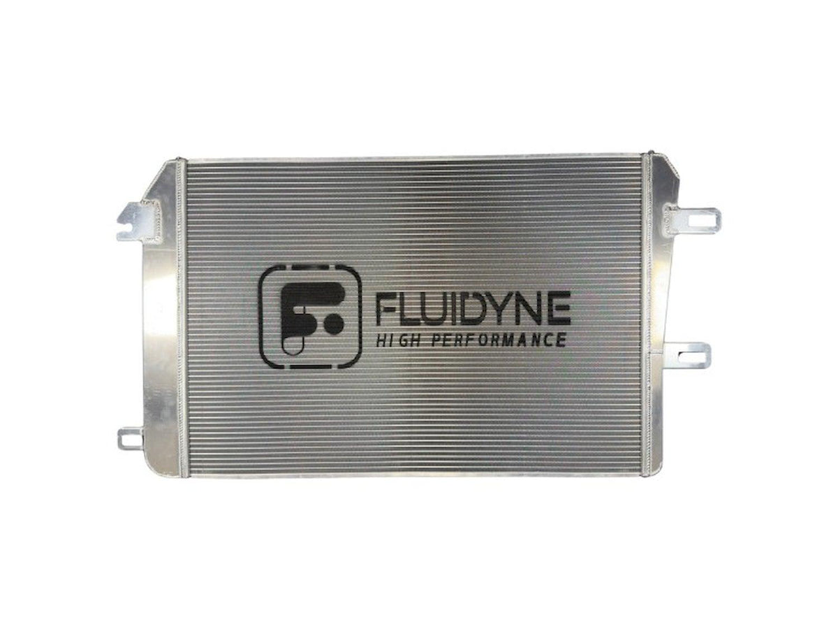 Fluidyne 2006-2010 Chevy GMC 2500 3500 6.6L Duramax 5 Row Extruded Tube Aluminum Radiator - RGM.DUR.0610