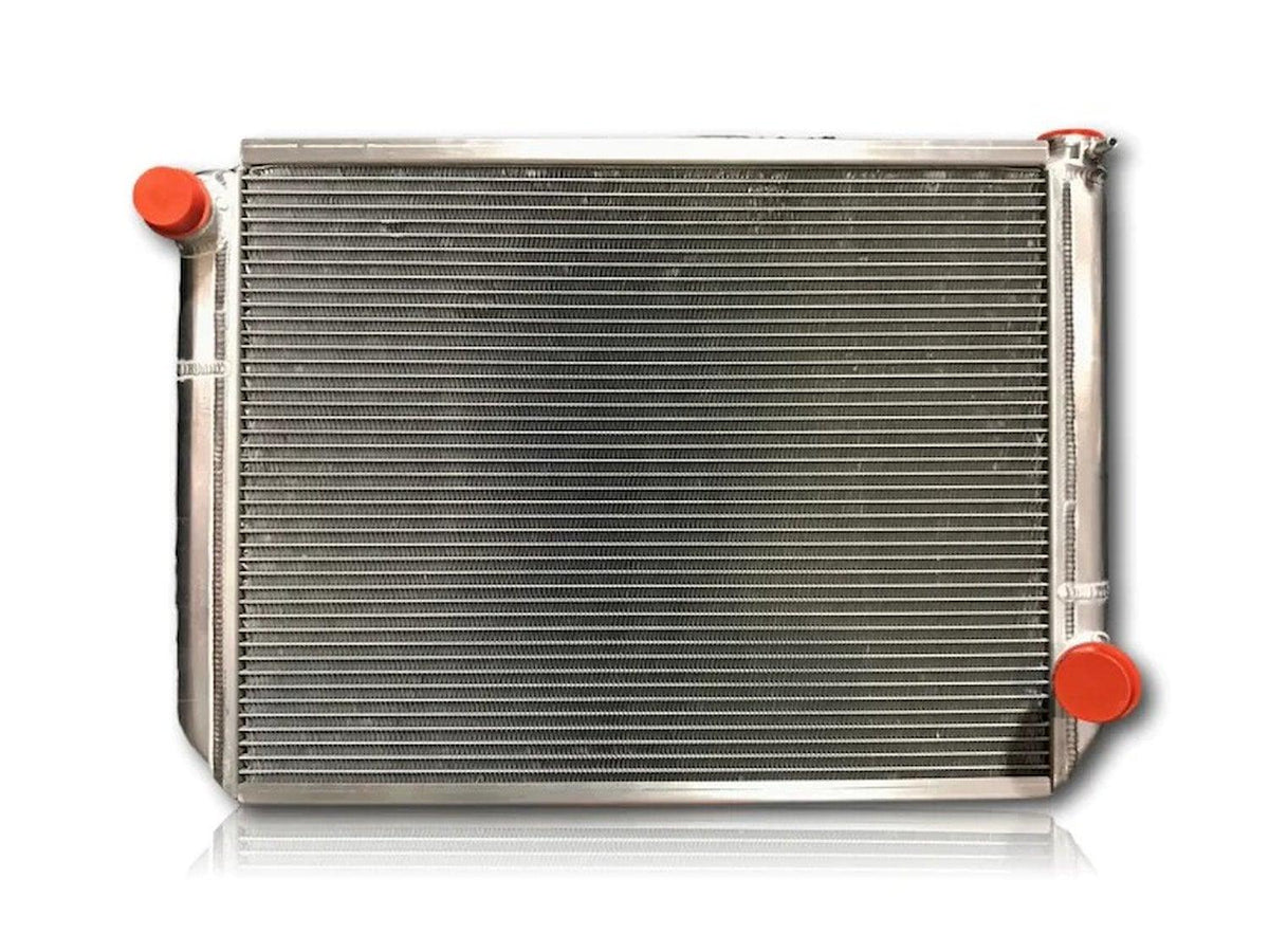 Fluidyne Late Model Dirt 3 Row Triple Pass Aluminum Radiator 27" x 18" x 2" - RRA.LMD