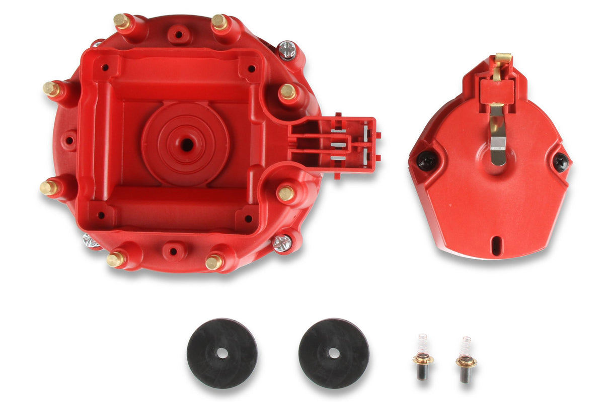 Msd 8416 Distributor Cap And Rotor, Gm Hei Distributor, Red