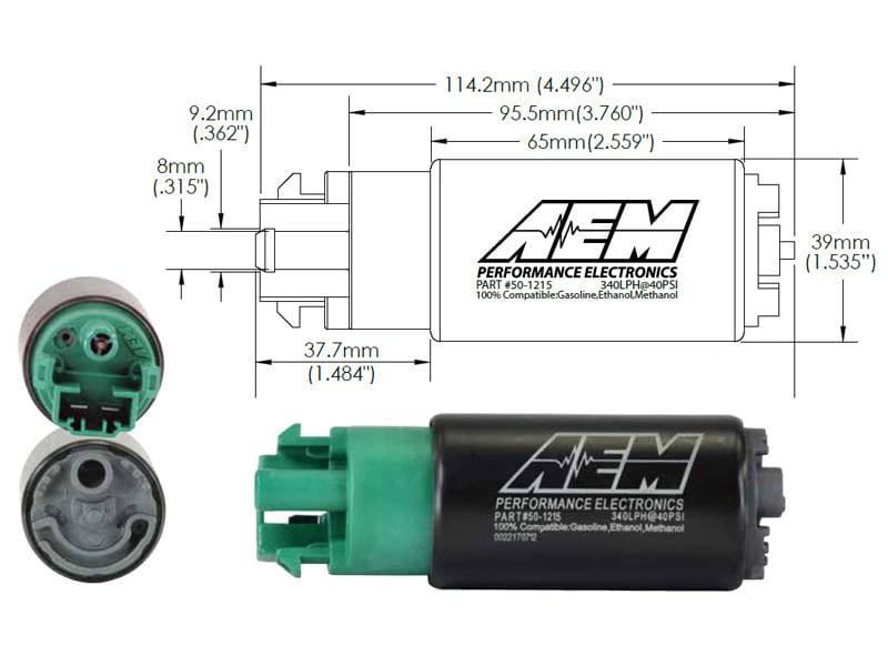 AEM E85 Hi Flow Fuel Pump - 50-1215