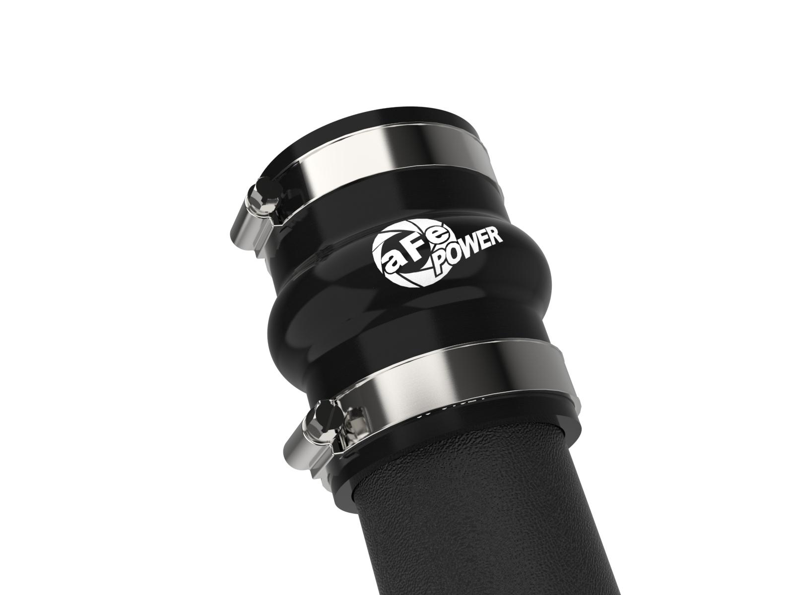 AFE BladeRunner 2-1/2 IN Aluminum Hot Charge Pipe Black Subaru WRX 22-23 H4-2.4L (t) - 46-20668-B