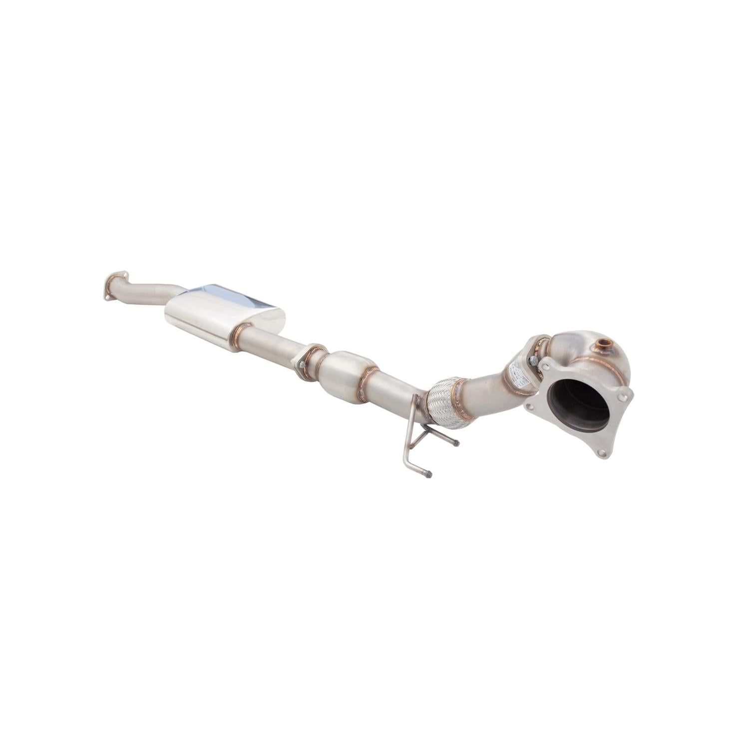 XForce VW Golf MKVI R 2008-2013(EU) 2009-2014(US) 3' SS 3 Dump Pipe and High Flow Cat - ES-VW07-XFKITB