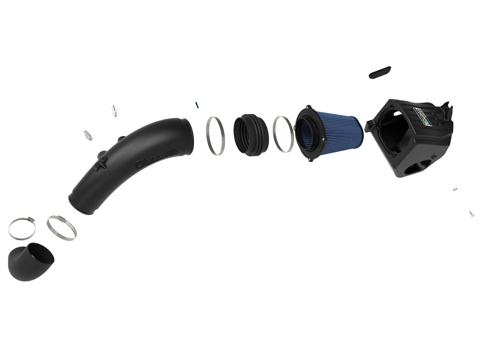 AFE QUANTUM Cold Air Intake System w/ Pro 5R Filter (Ford F-150 15-20 V8-5.0L) - 53-10010R
