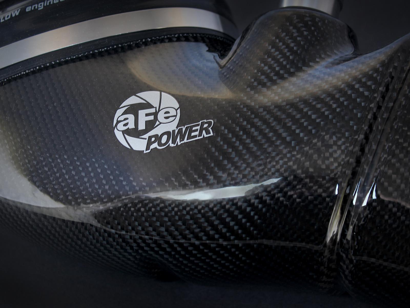 AFE Black Series Stage-2 Carbon Fiber Cold Air Intake System w/ Pro DRY S Media (2008-2013 M3) - 51-31662-C