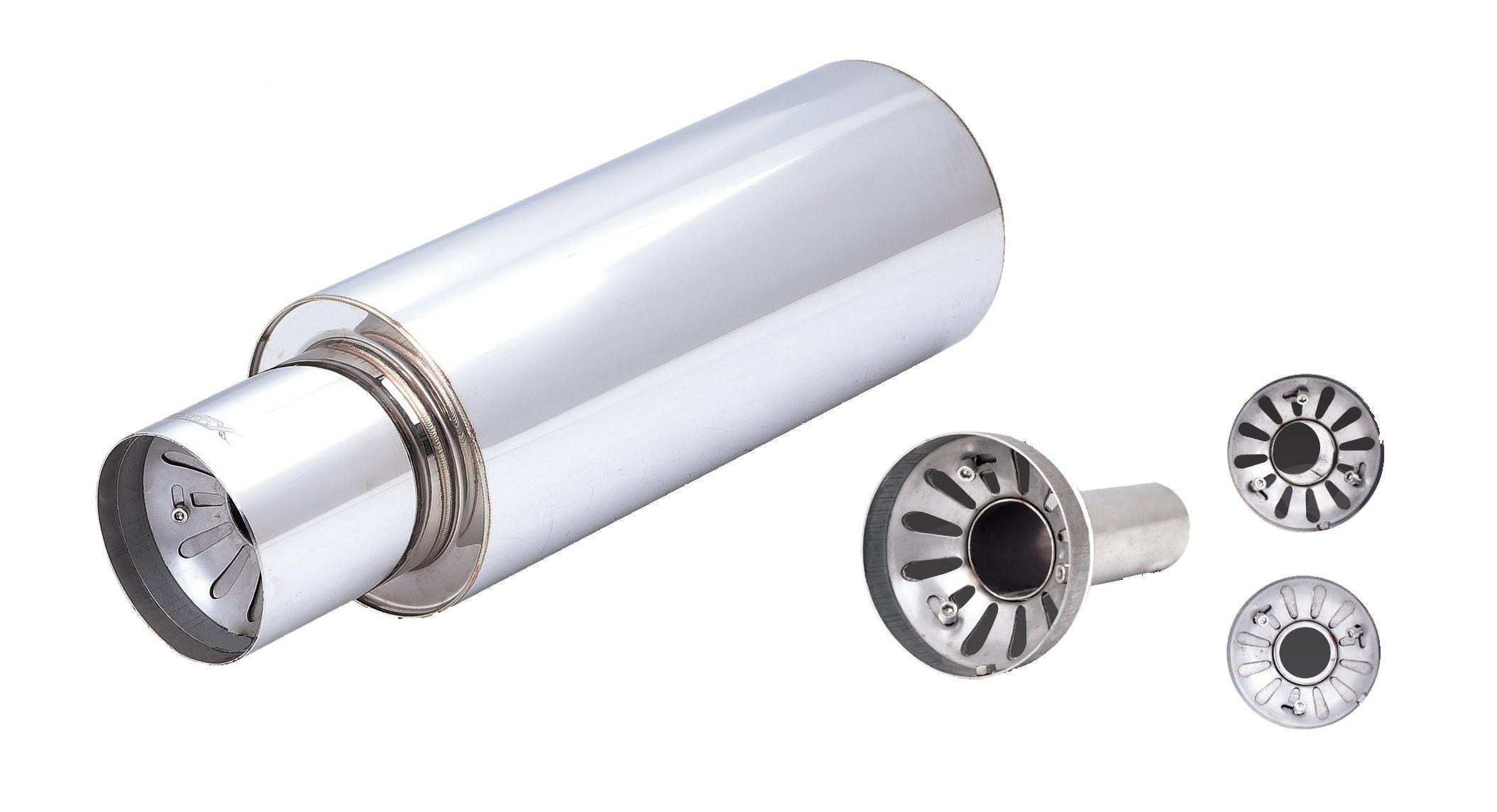 XForce Cannon Muffler 6" Barrel, 4.5" Tip, 3" Inlet - LP02-3