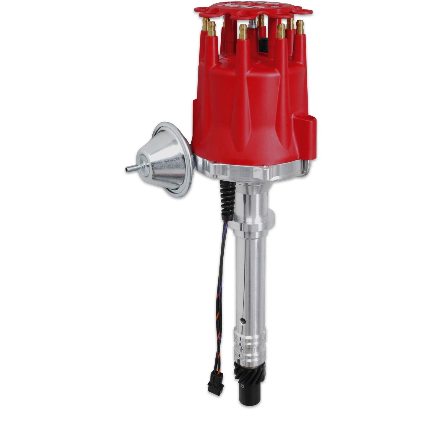 Msd 8361 Distributor, Chevy V8, Billet With Vacuum Advance
