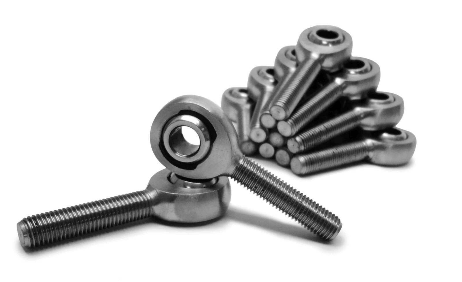 Steinjager Metric Male Rod Ends Chrome Moly Housing, Nylon Race M20 x 1.50 RH 12 Pack - J0015078