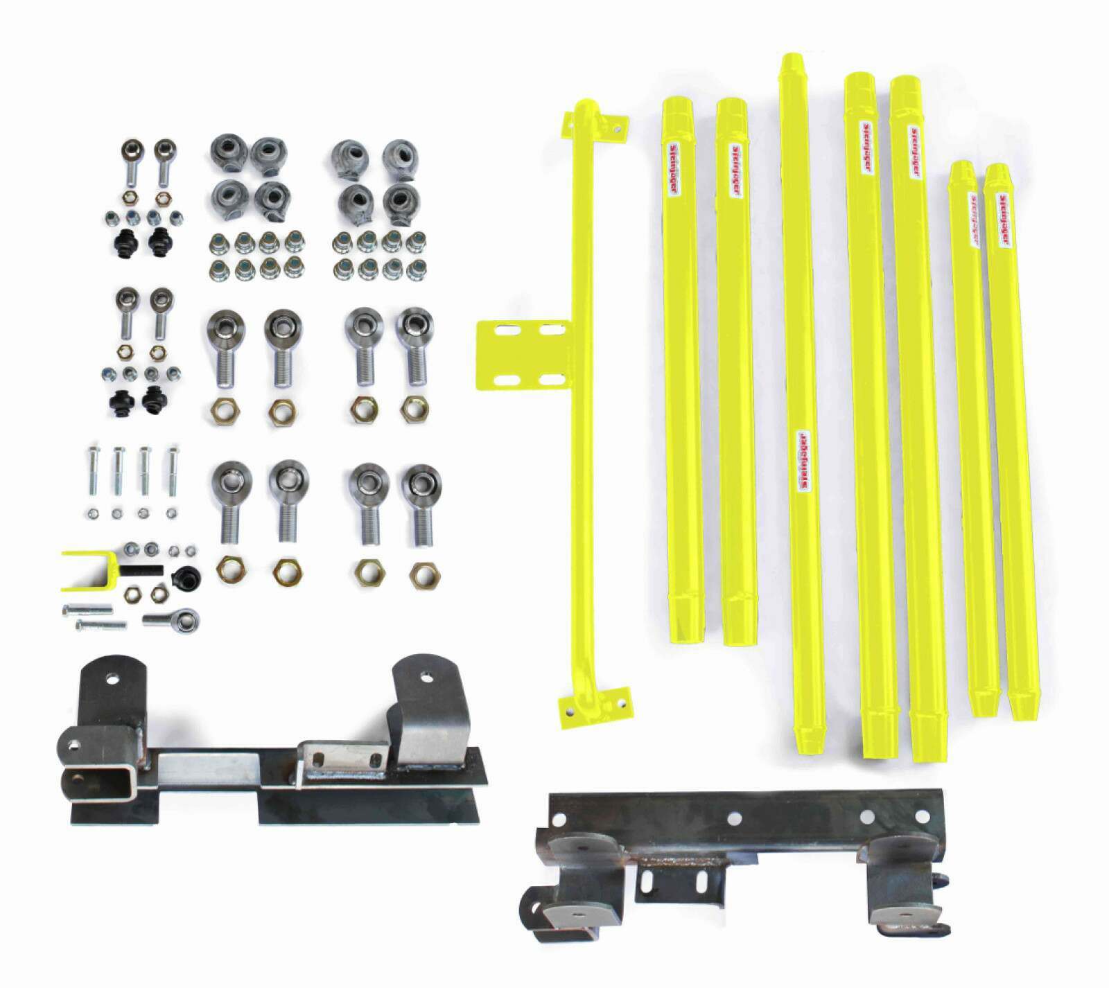 Steinjager Suspensions Wrangler TJ 1997-2006 Long Arm Travel Kit DOM Tubing, Manual Transmission Lemon Peel - J0046017