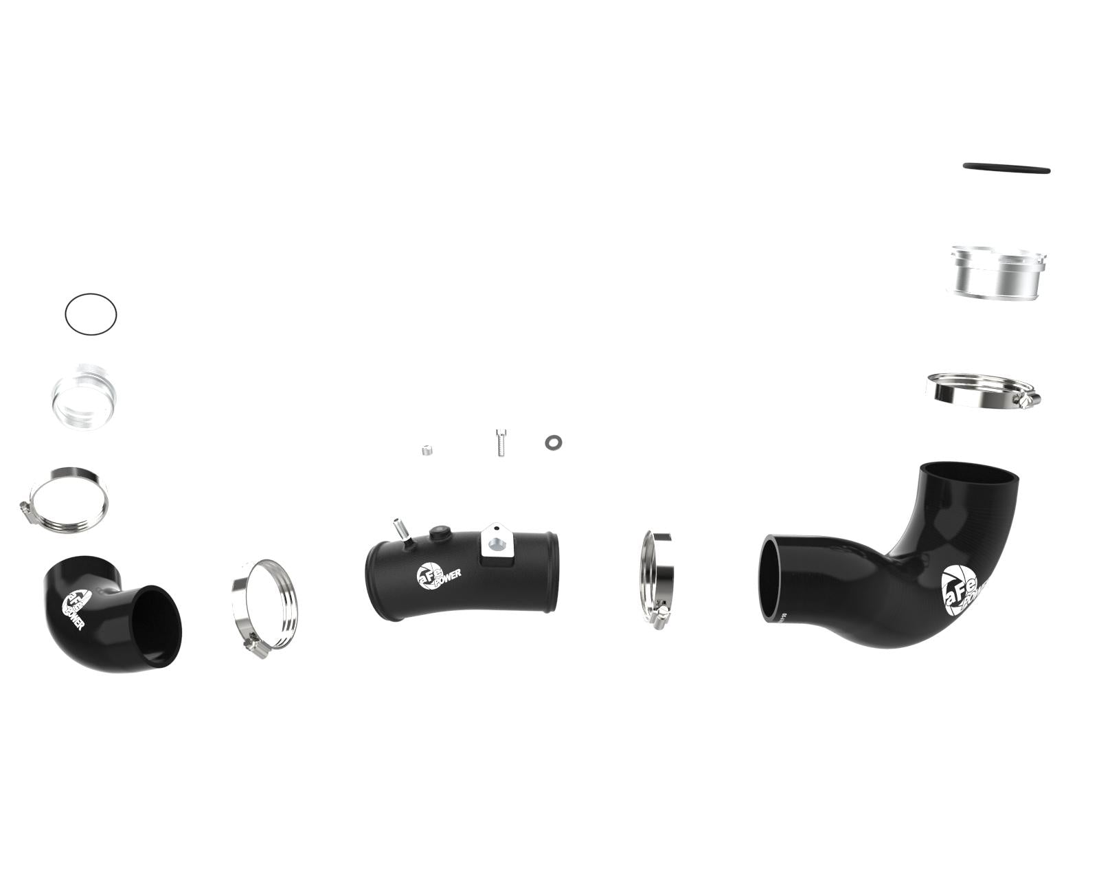 AFE BladeRunner Aluminum 2.75" Cold Charge Pipe - Black (2022-2023 Kia Stinger L4-2.5L (t)) - 46-20699-B
