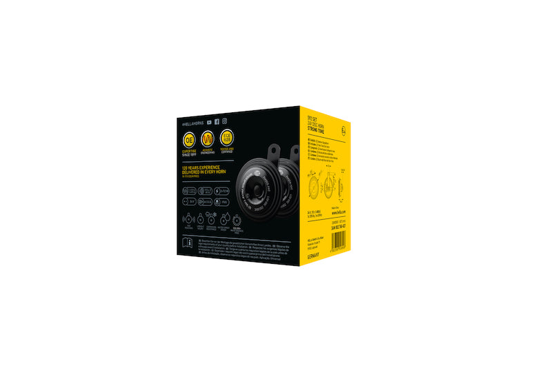 Hella Horn Kit Bx Blk Disc 92Mm 24V Univ