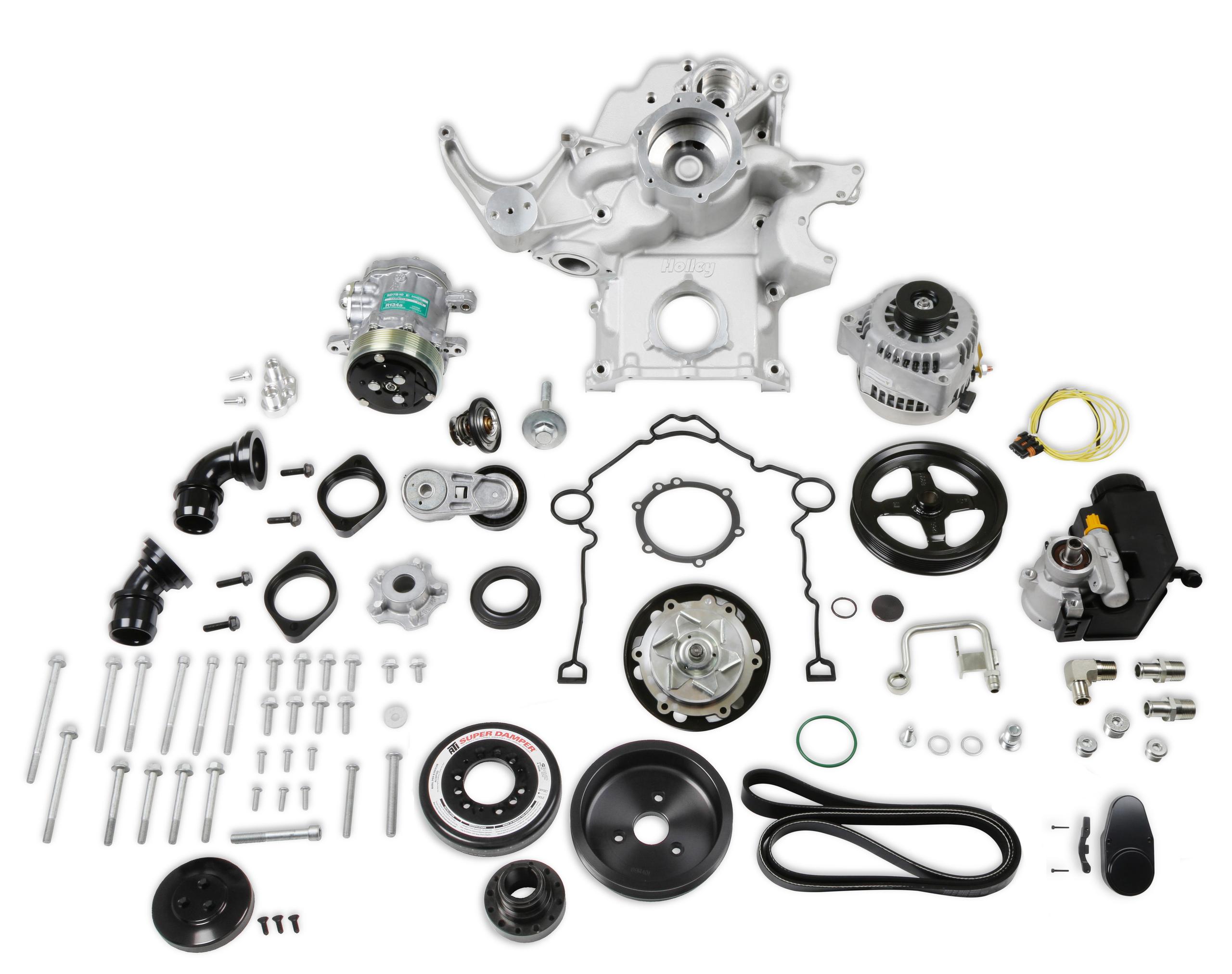 Holley Premium Mid-Mount Complete Accessory System - 20-292