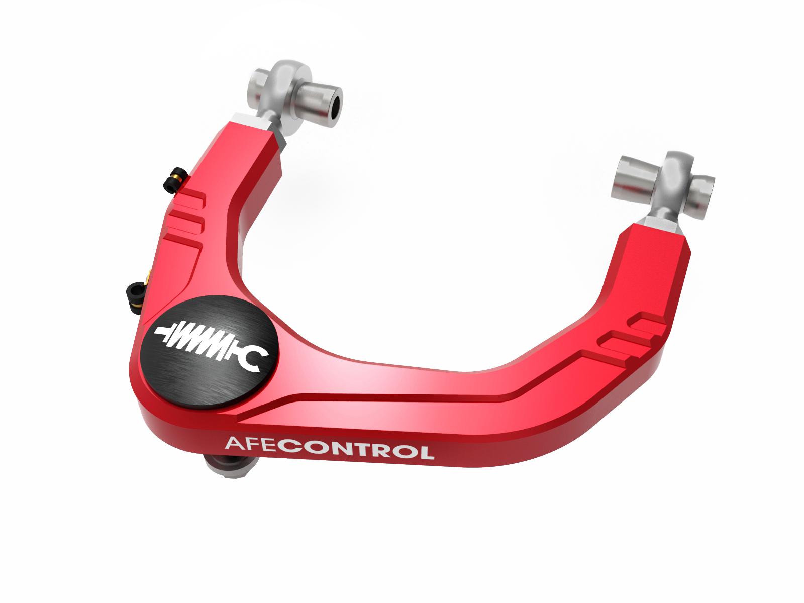 AFE aFe CONTROL Billet Uniball Upper Control Arm Kit Red (2024-2026 4Runner , Land Cruiser , Tacoma) - 460-72T006-R