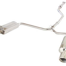 AFE Takeda 2-1/2 IN to 1-3/4 IN 304 Stainless Steel Cat-Back Exhaust w/ Polish Tips (2013-2017 Accord) - 49-36605