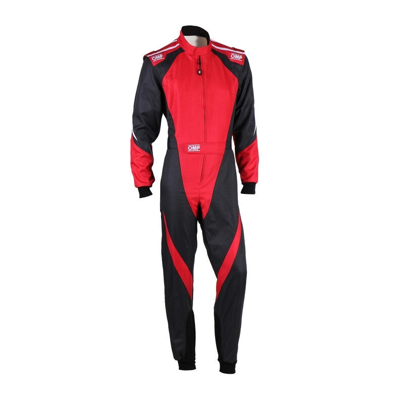 OMP KS-3X OVERALL FIA 8877-2022 (KIDS) BLACK / RED SZ 130