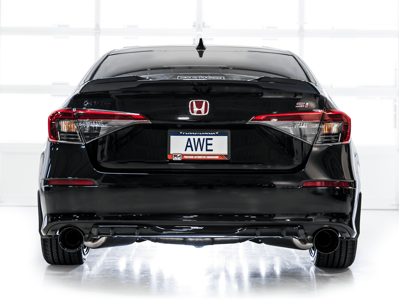 AWE Touring Edition for FE1 Civic Si/DE4 Acura Integra - Diamond Black - 3015-33331