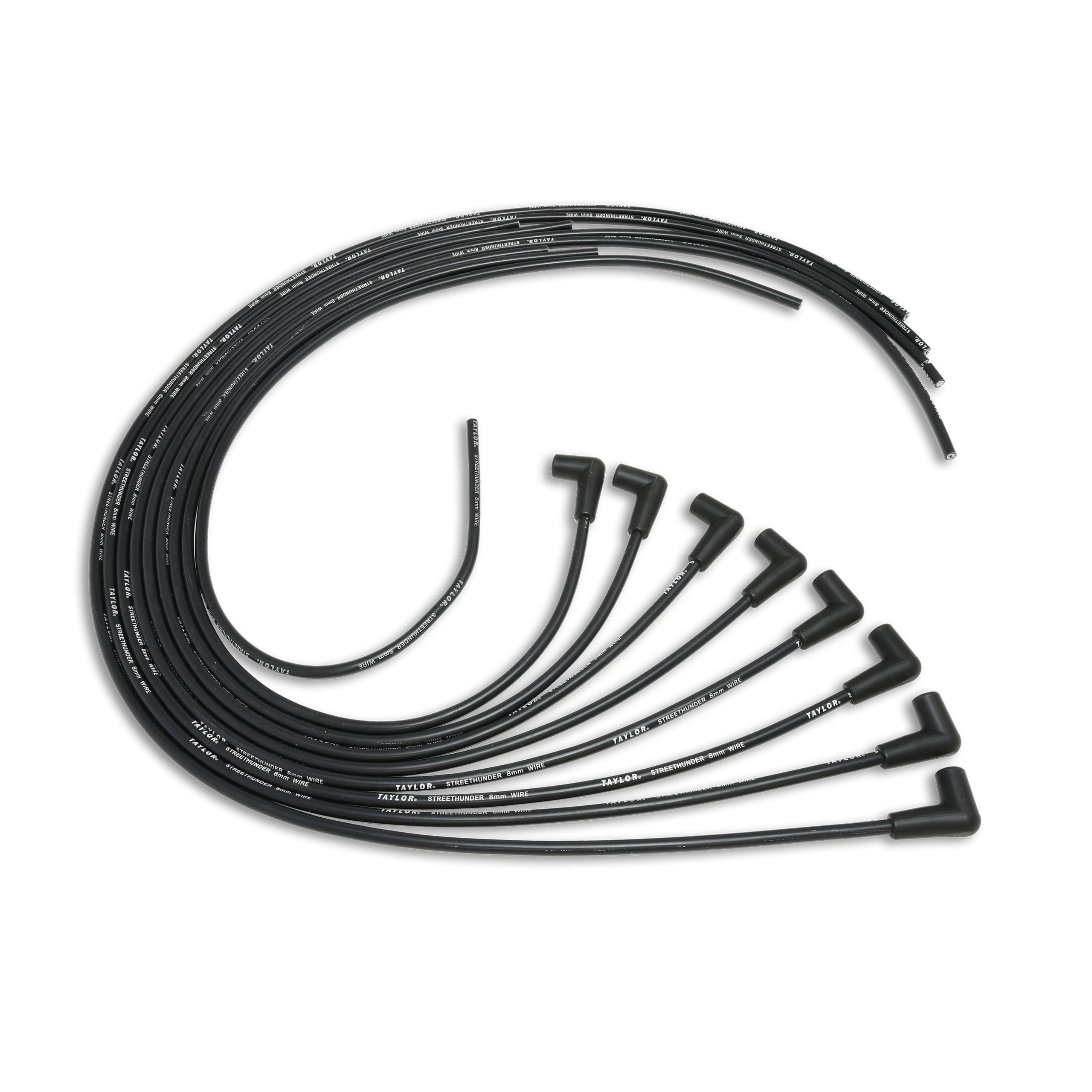 TAYLOR CABLE Streethunder univ 8cyl 90 black - 50051