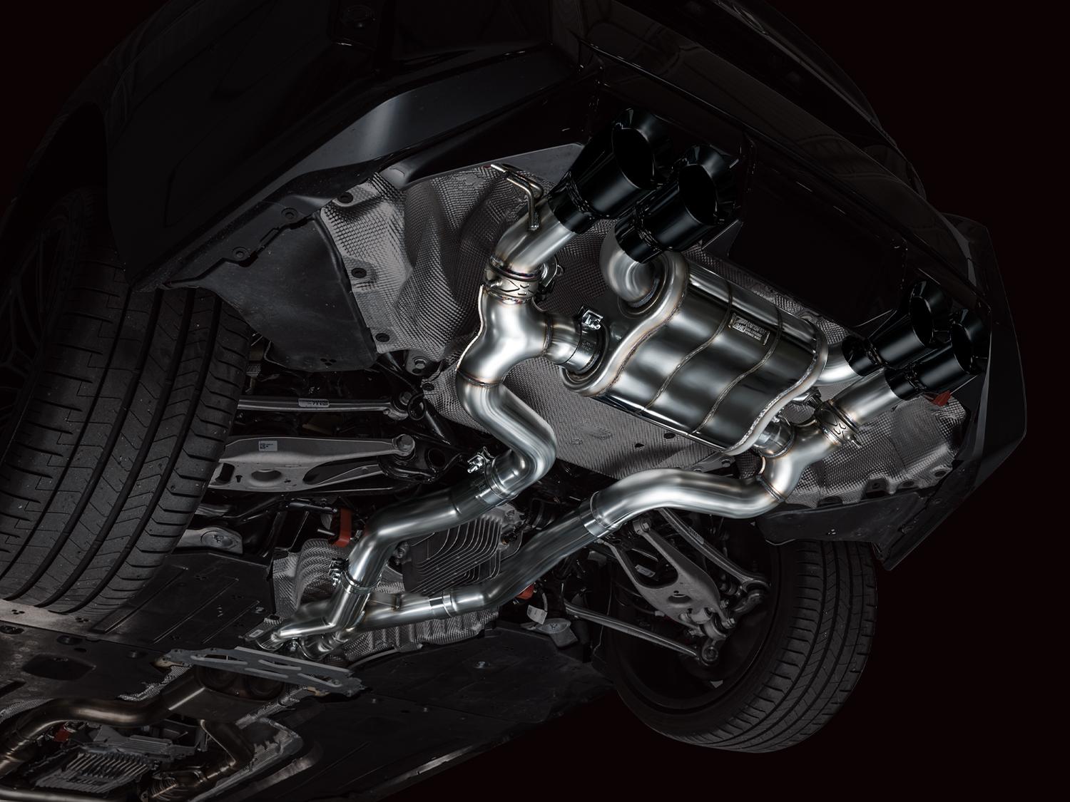 AWE SwitchPath™ Exhaust for BMW G87 M2 - Diamond Black Tips - 3025-43487