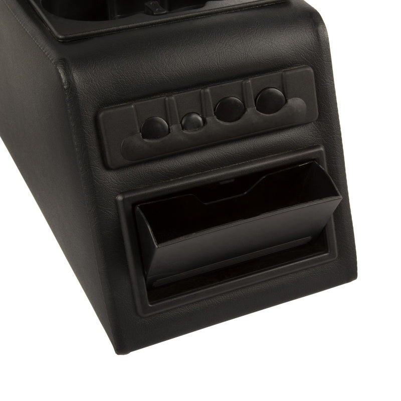 Rugged Ridge Center Console Ultimate Locking Black; 76-95 Jeep Cj/Wrangler Yj - 13102.01
