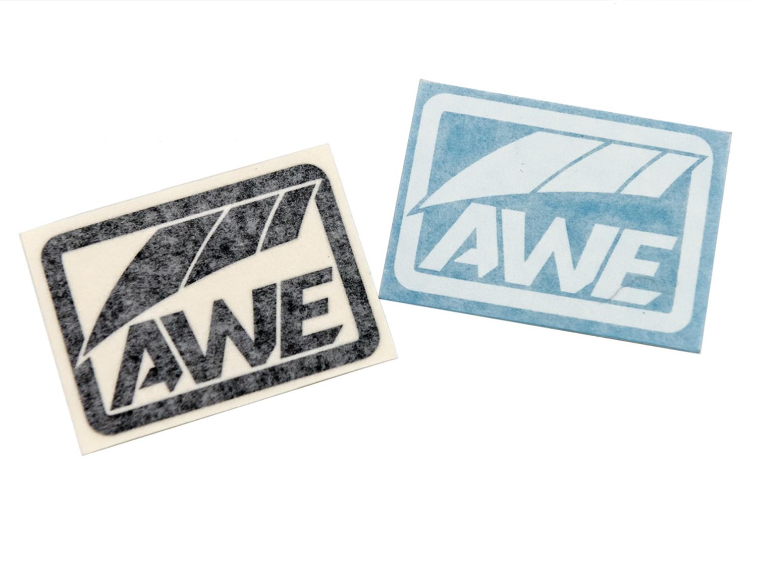 AWE Small Window Decal - White - 9710-11010