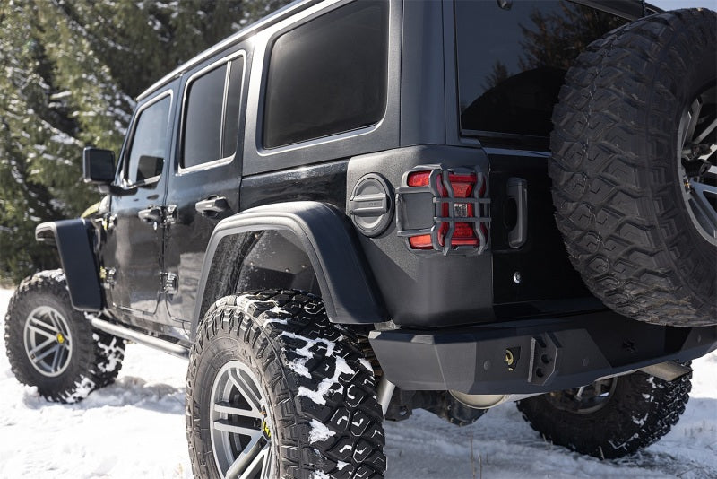 Rugged Ridge Rear Corners Body Armor;Black;Jeep - 11651.78
