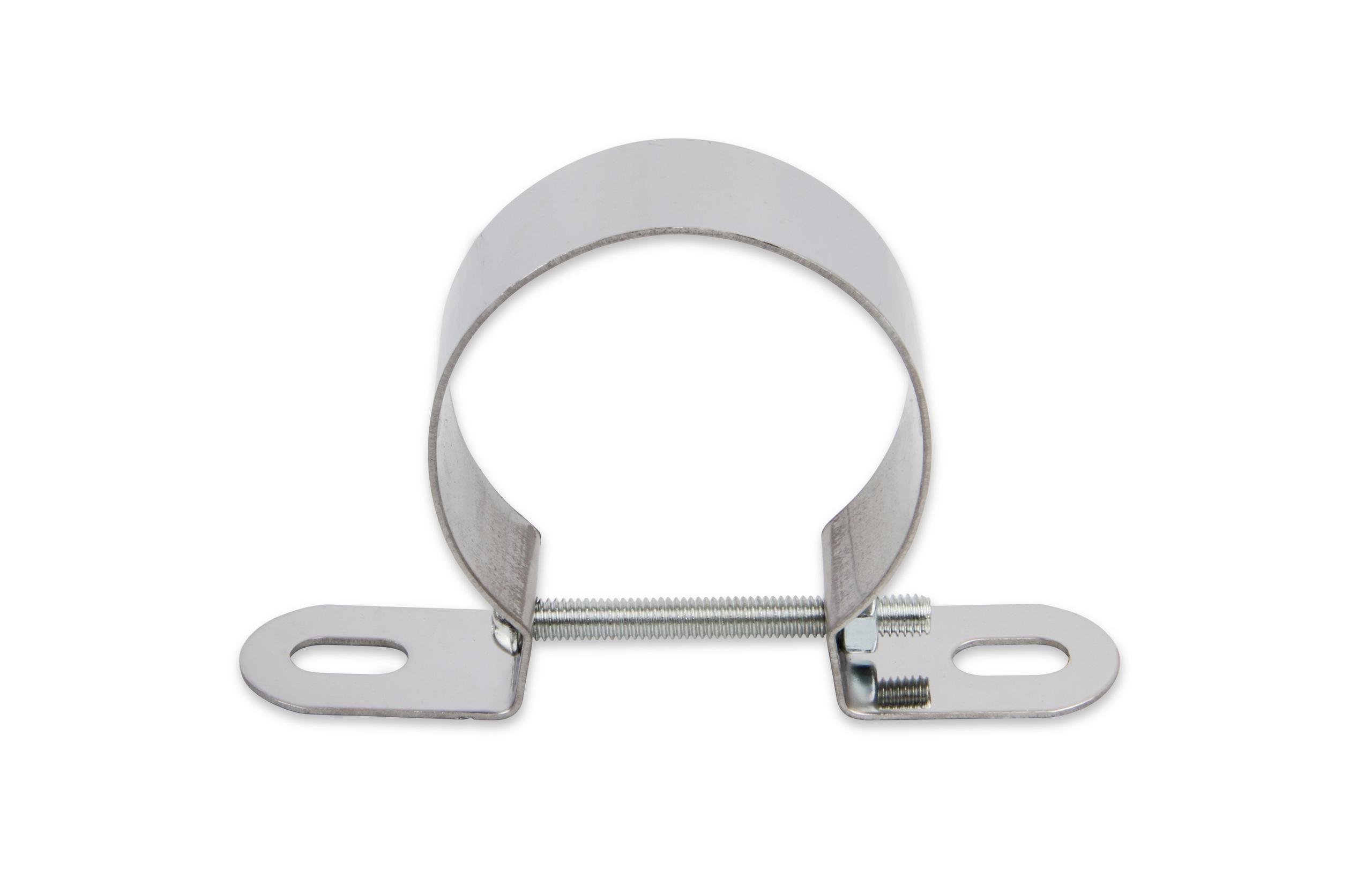 Mr. Gasket Chrome Coil Holder Bracket with Bolt - Horizontal Mount.  - 9777
