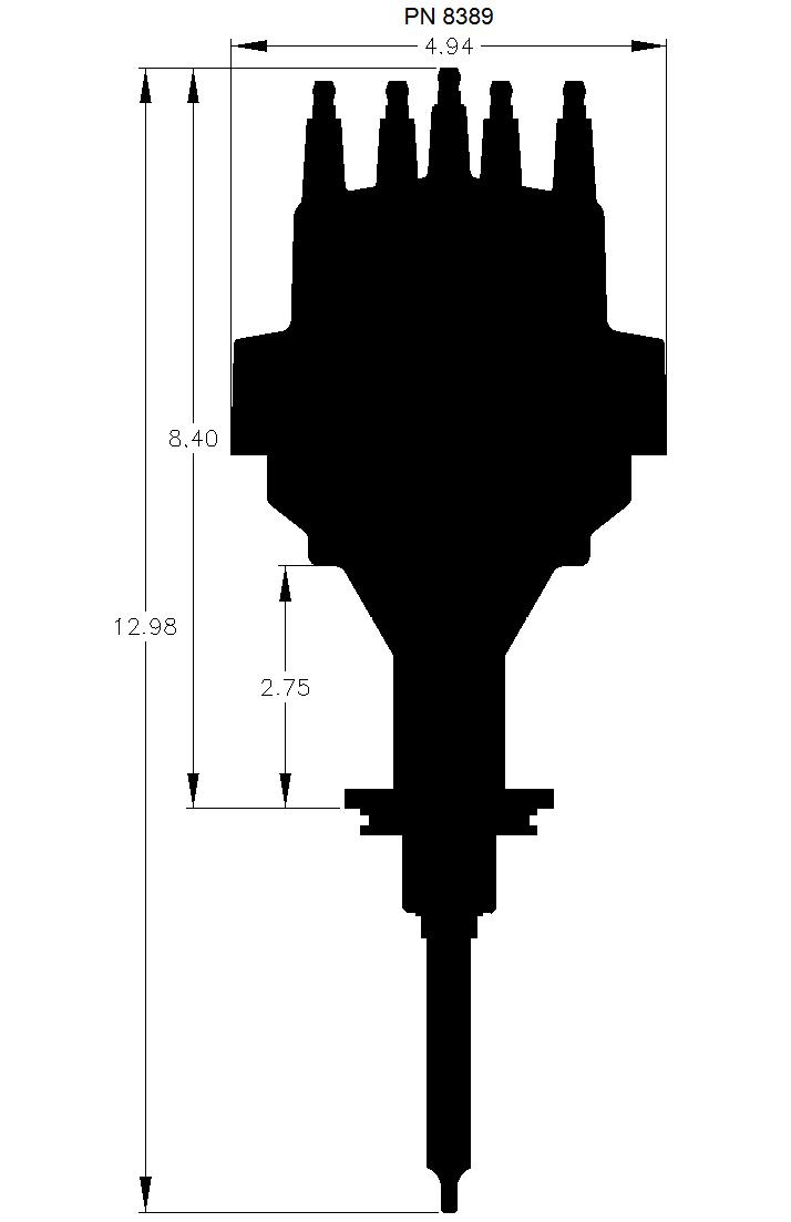 Chrysler 392 Ready-to-Run Distributor.  - 8389