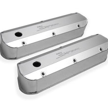 Holley Aluminum Valve Cover Set (1962-1985 Mustang, Mustang II, Ranchero, Thunderbird, Torino, Bronco, Country Sedan, Country Squire, Custom 500, E-100 Econoline, E-200 Econoline, E-300 Econoline, Fairlane, Falcon, Falcon Sedan Delivery, Galaxie, Galaxie