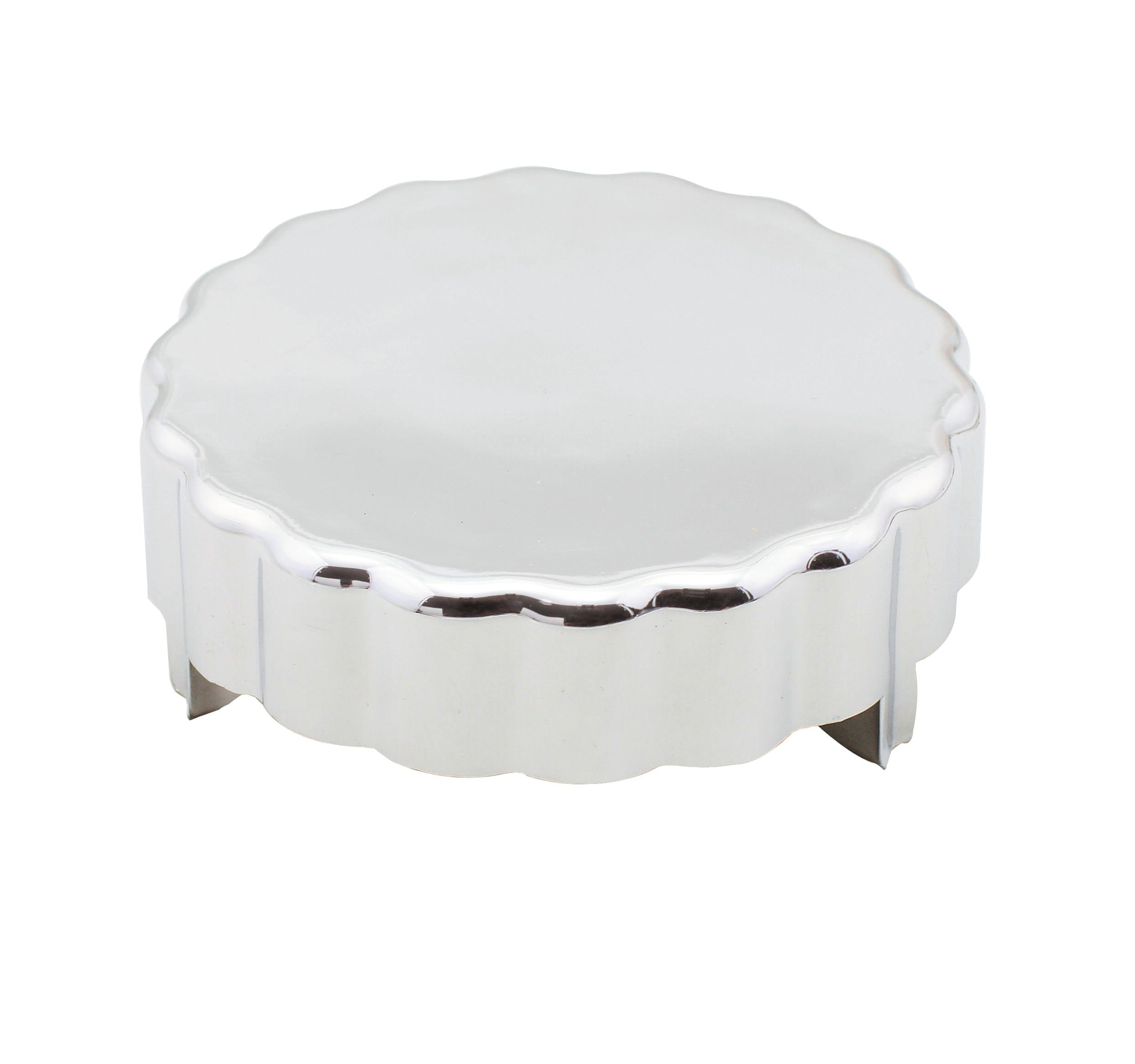 Mr. Gasket Chrome Power Steering Cap Cover.  - 9776