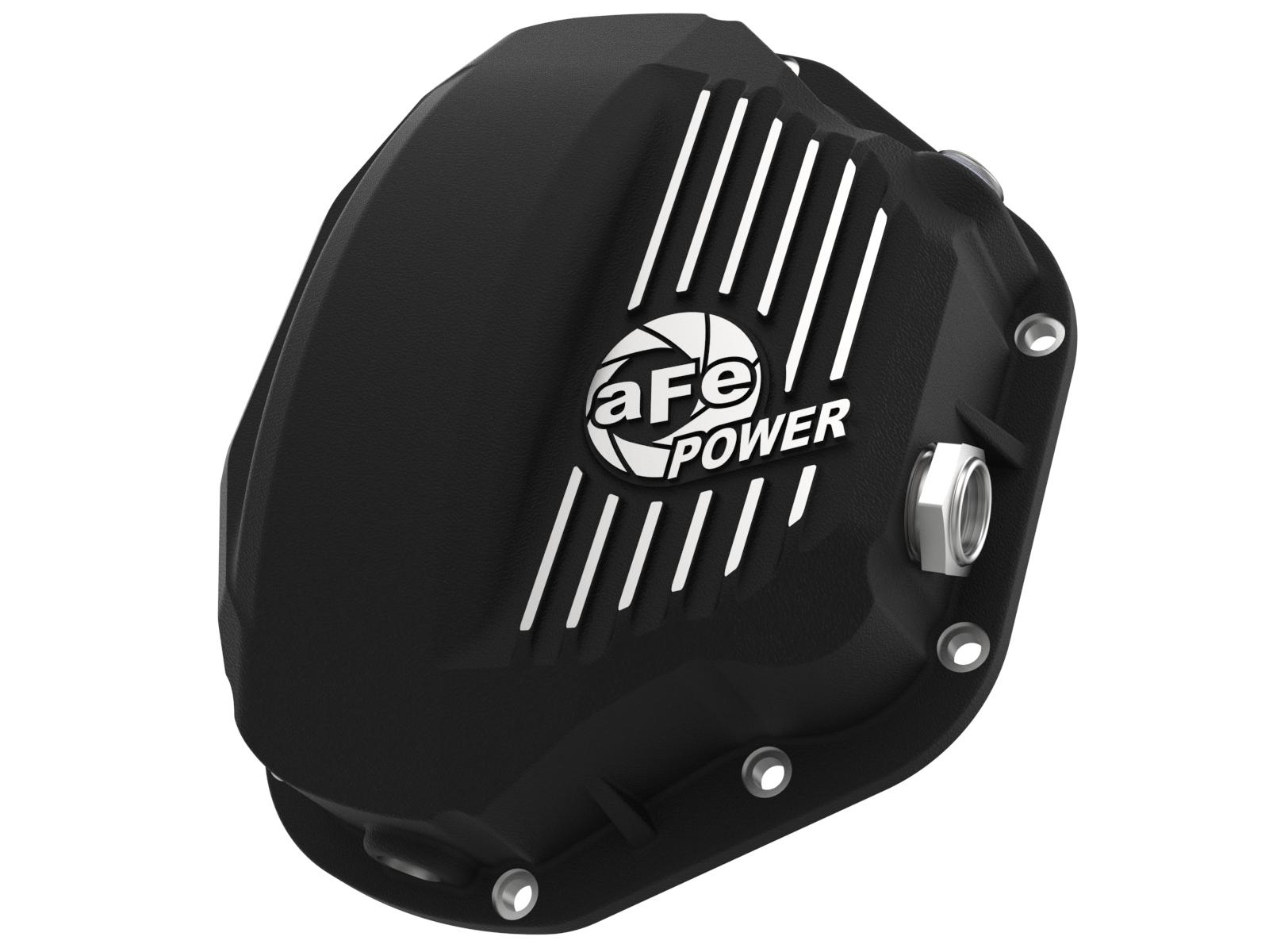 AFE Pro Series Rear Differential Cover Black w/ Machined Fins (1994-2007 Ram 3500, F-350 Super Duty, F-350 Super Duty, F-450 Super Duty, F-450 Super Duty) - 46-70032