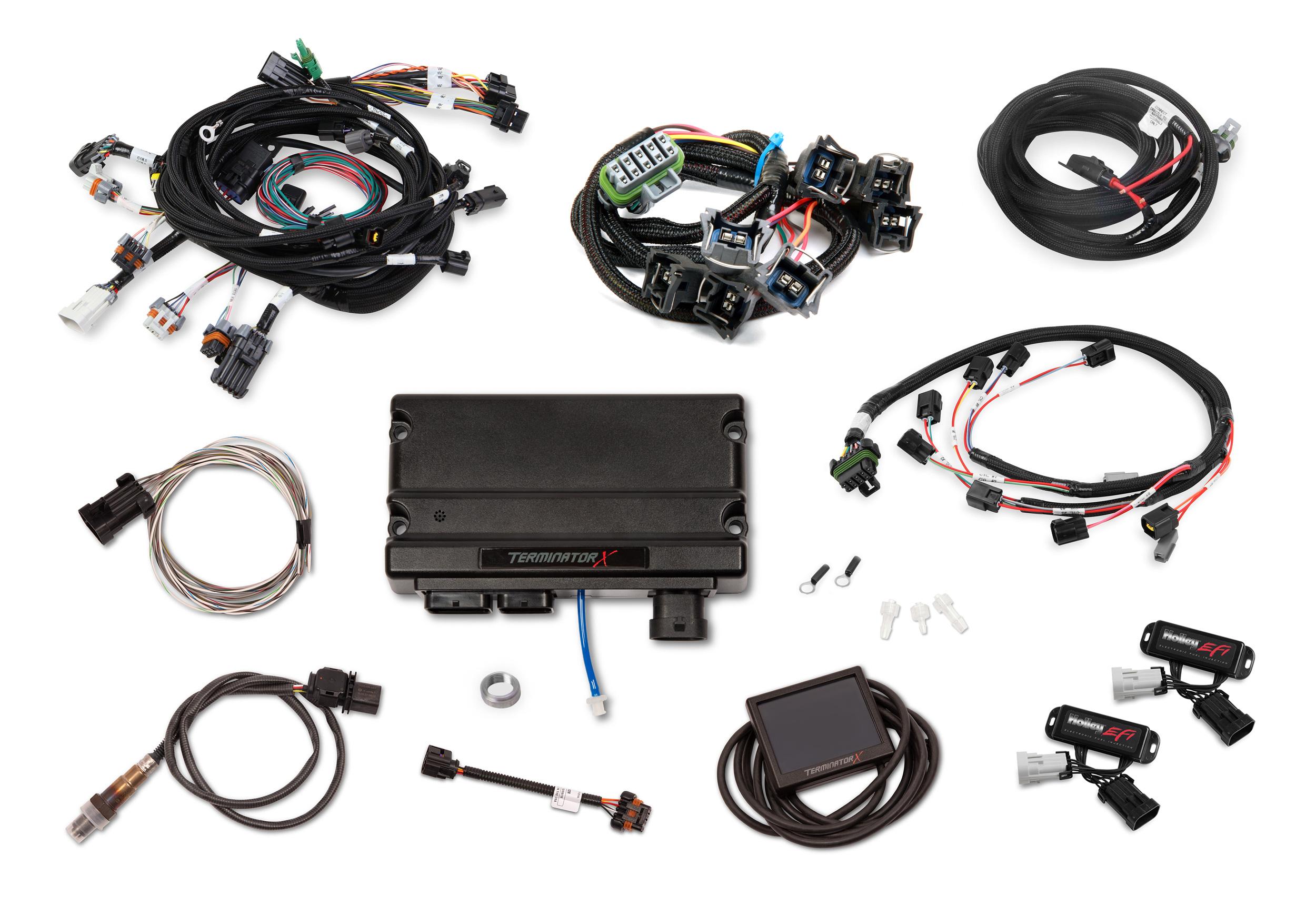 Holley Terminator X Ford Mod Motor 4V Kit.  - 550-1218