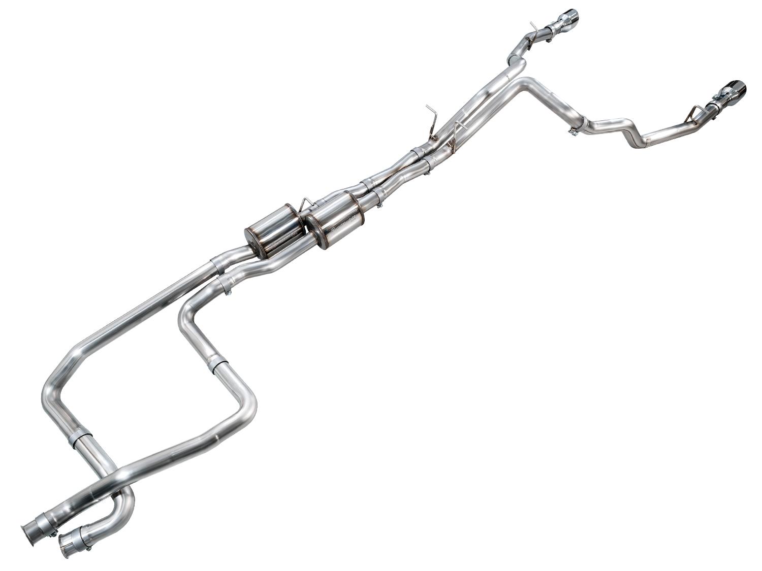 AWE 0FG Catback Exhaust - Chrome Silver Tips (2025+ RAM RHO) - 3015-32630