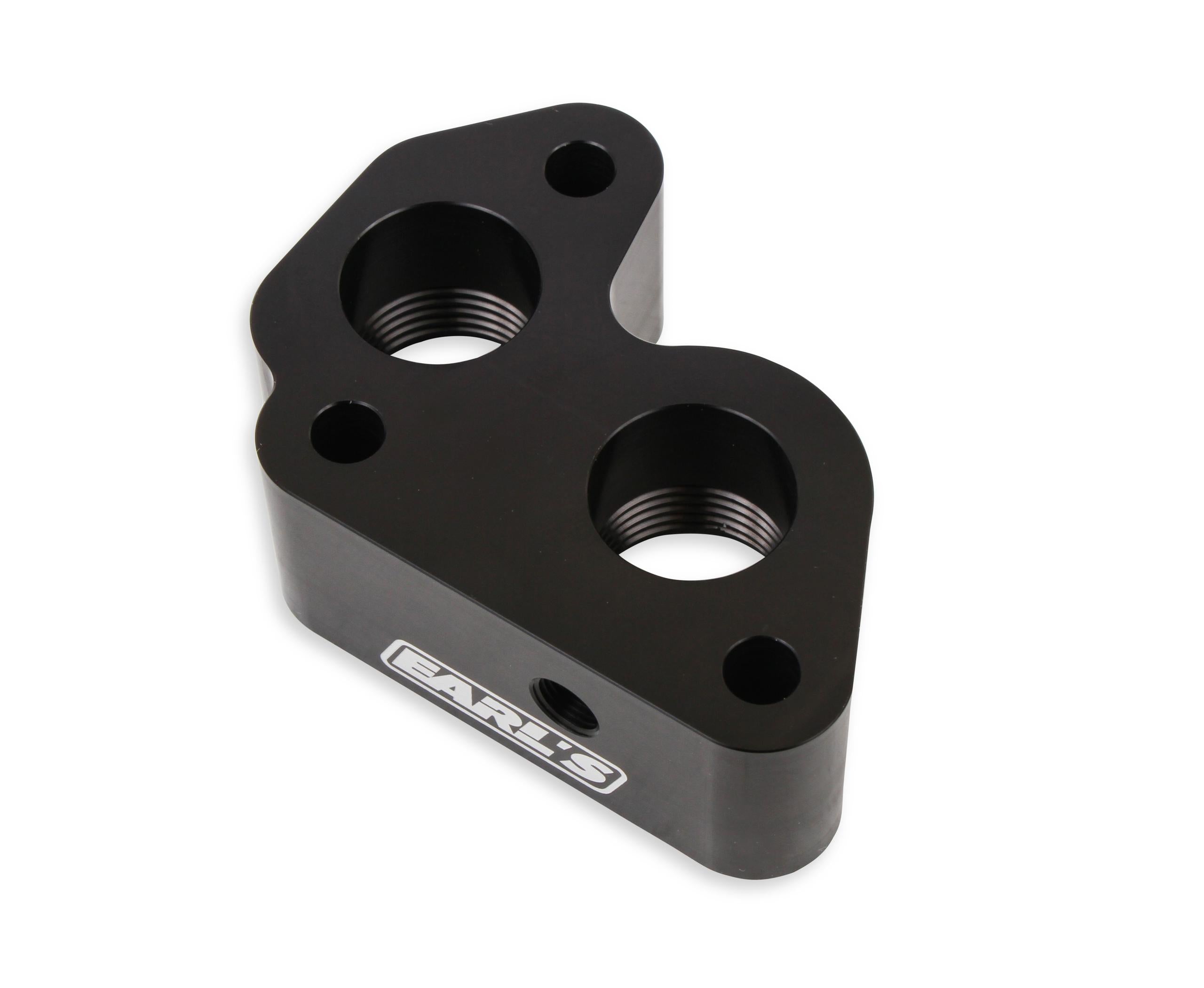 Earls LS0022ERL Gm Ls Water Pump Plates W/ -12 Orb Ports