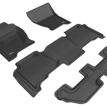 3D MAXpider 2009-2012 Land Rover Lr4 Kagu 1st & 2nd & 3rd Row Floormats - Black