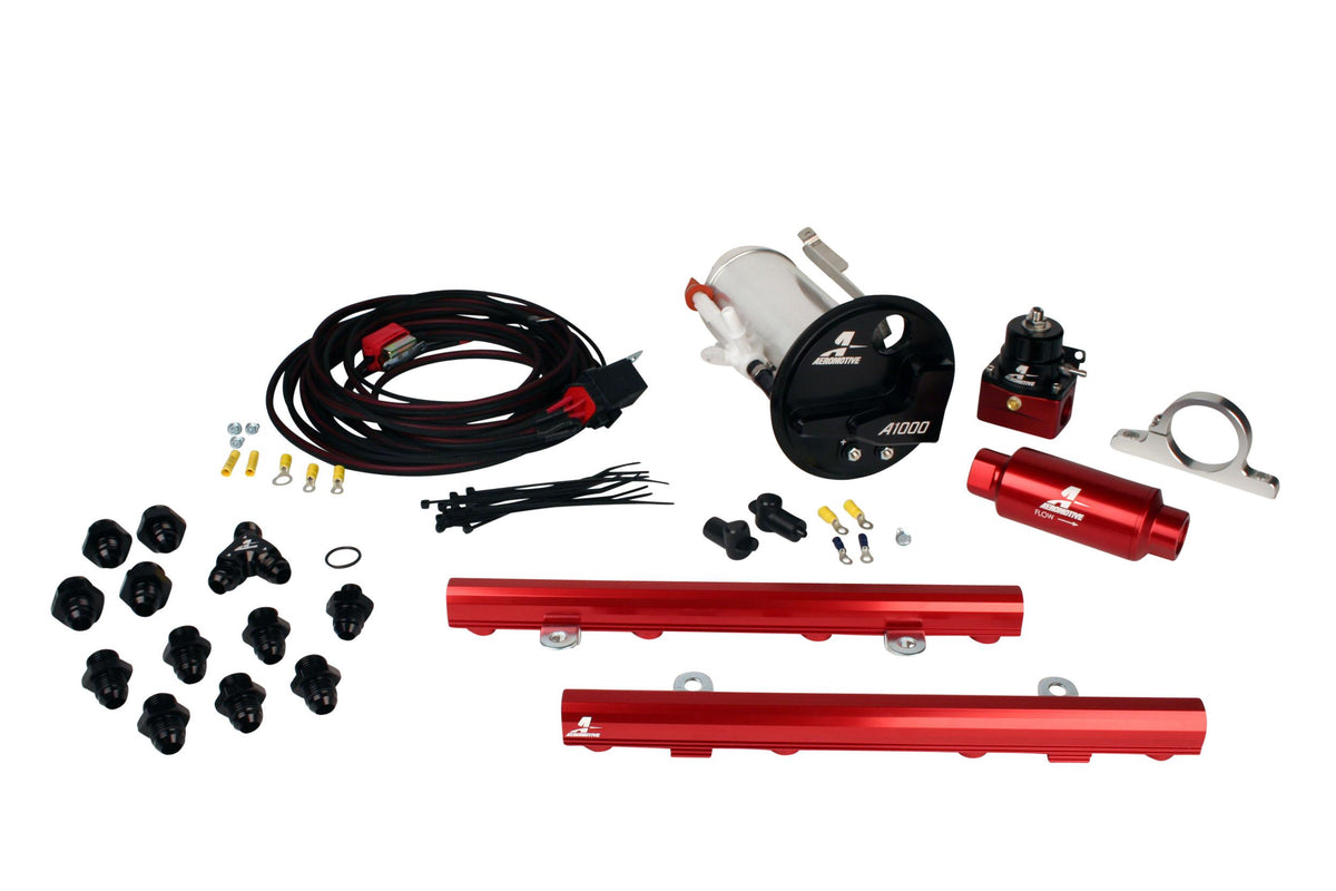 Aeromotive 17316 07-12 Shelby GT500 Stealth A1000 Racing Fuel System with 5.0L 4-V Fuel Rails