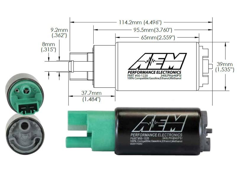 AEM E85 Hi Flow Fuel Pump - 50-1220