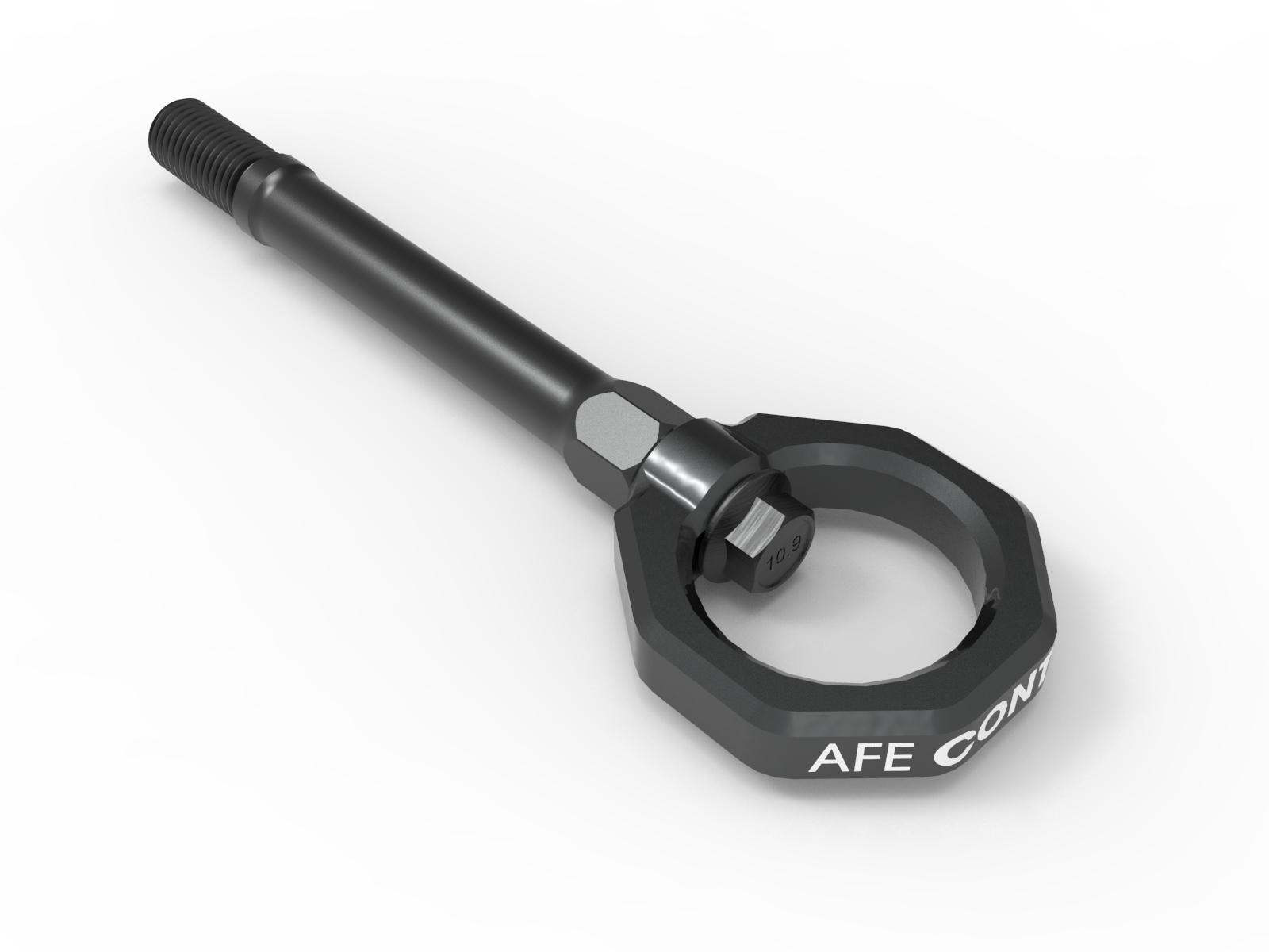 AFE Front Tow Hook Gray (2020-2023 Corvette 6.2) - 450-401014-G