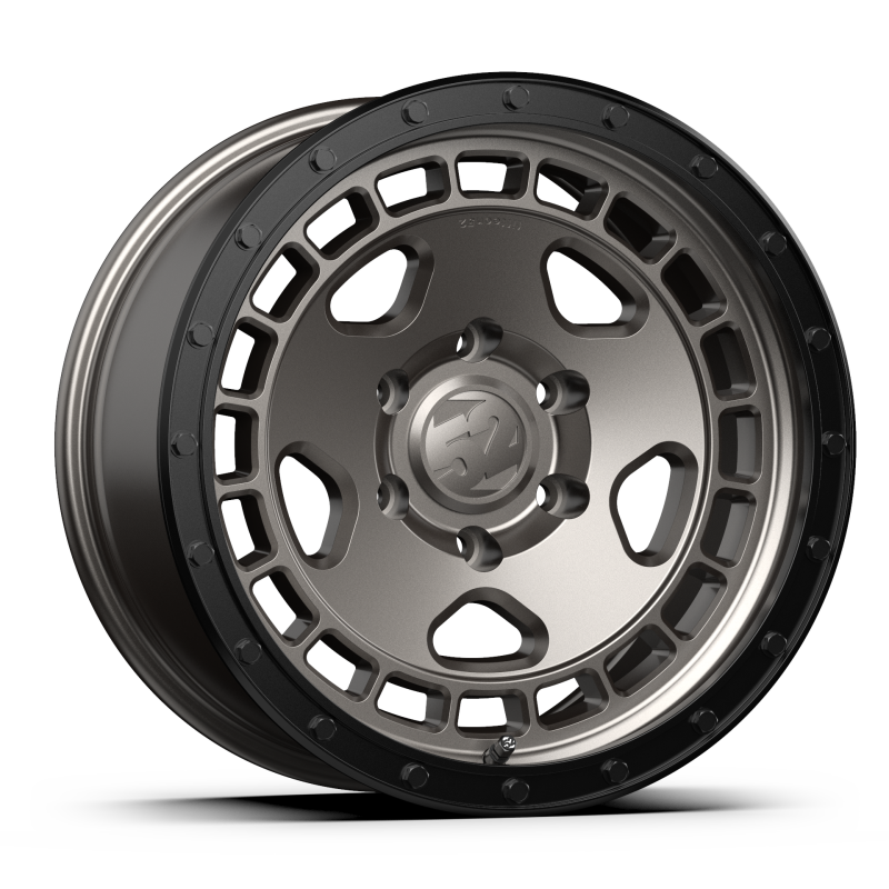 fifteen52 17x8.5 (6x135TURBOMAC HD Wheel, 4.75 BS in MAGNESIUM GREY (SATIN BRONZE/SATIN BLACK RING/BLACK HARDWARE) - THDMG-178565-00