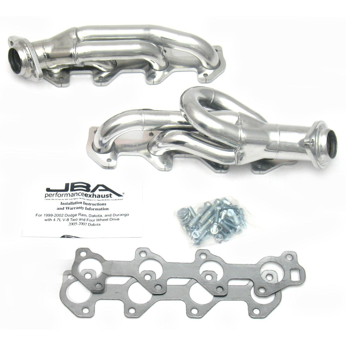 JBA 04-07 Dodge Ram 4.7L Sil Cer (2004-2004 Ram 1500) - 1949S-2JS