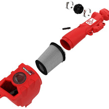 AFE Momentum GT Cold Air Intake System Red w/ Pro DRY S Filter (2018-2023 Gladiator 3.6, 2018-2023 Wrangler 3.6) - 51-76217-R