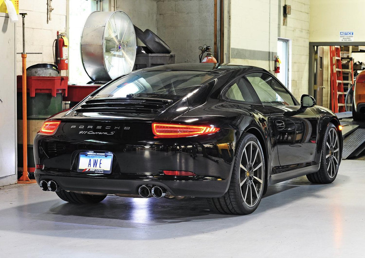 AWE SwitchPath™ Exhaust for Porsche 991 - PSE cars - No Tips - 3025-41010