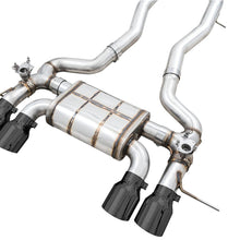 AWE SwitchPath  Catback Exhaust - Diamond Black Tips  (2021+ BMW G8X M3 / M4) - 3025-42480