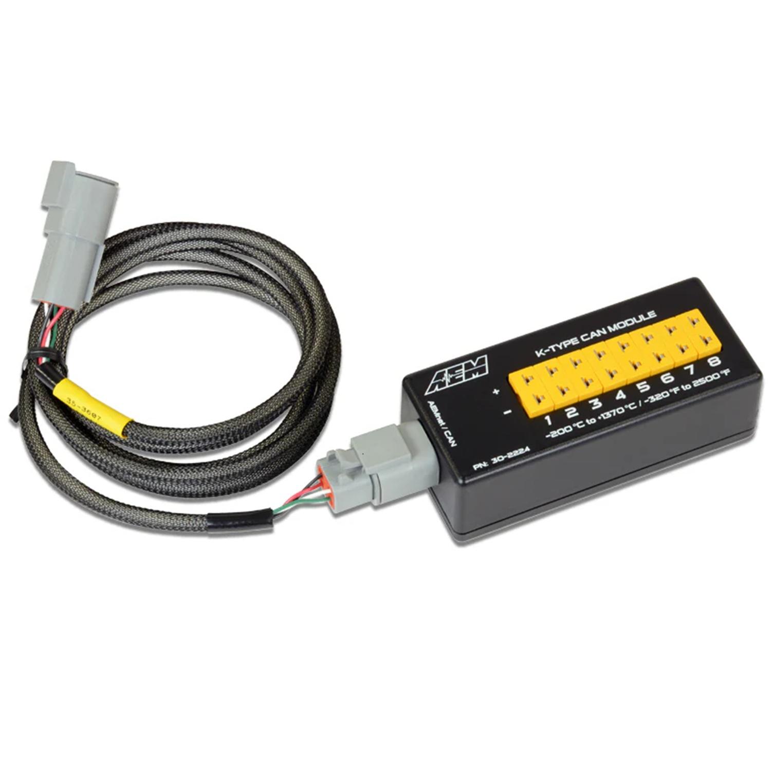 AEM 8 Channel K-Type Thermocouple EGT CAN Module - 30-2224