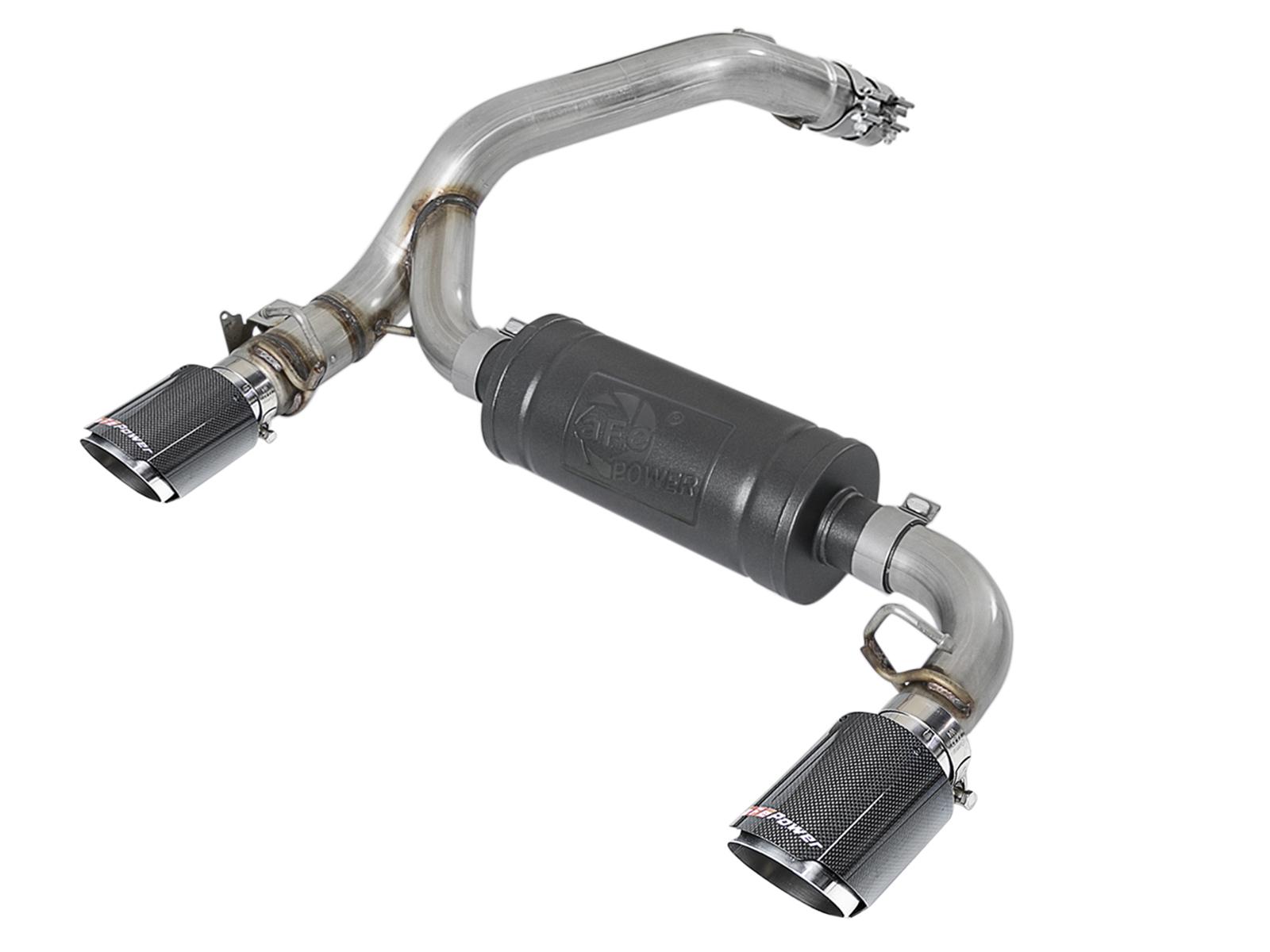 AFE 49-33104-C 2016+ Focus RS Takeda 3" 304 Stainless Steel Axle-Back Exhaust System