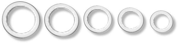 Earls An 901 Aluminum Crush Washer - Bagged Packaging - Fitting Size -4An - 7/16 In. Id - Package Of 10 - - 177004ERL