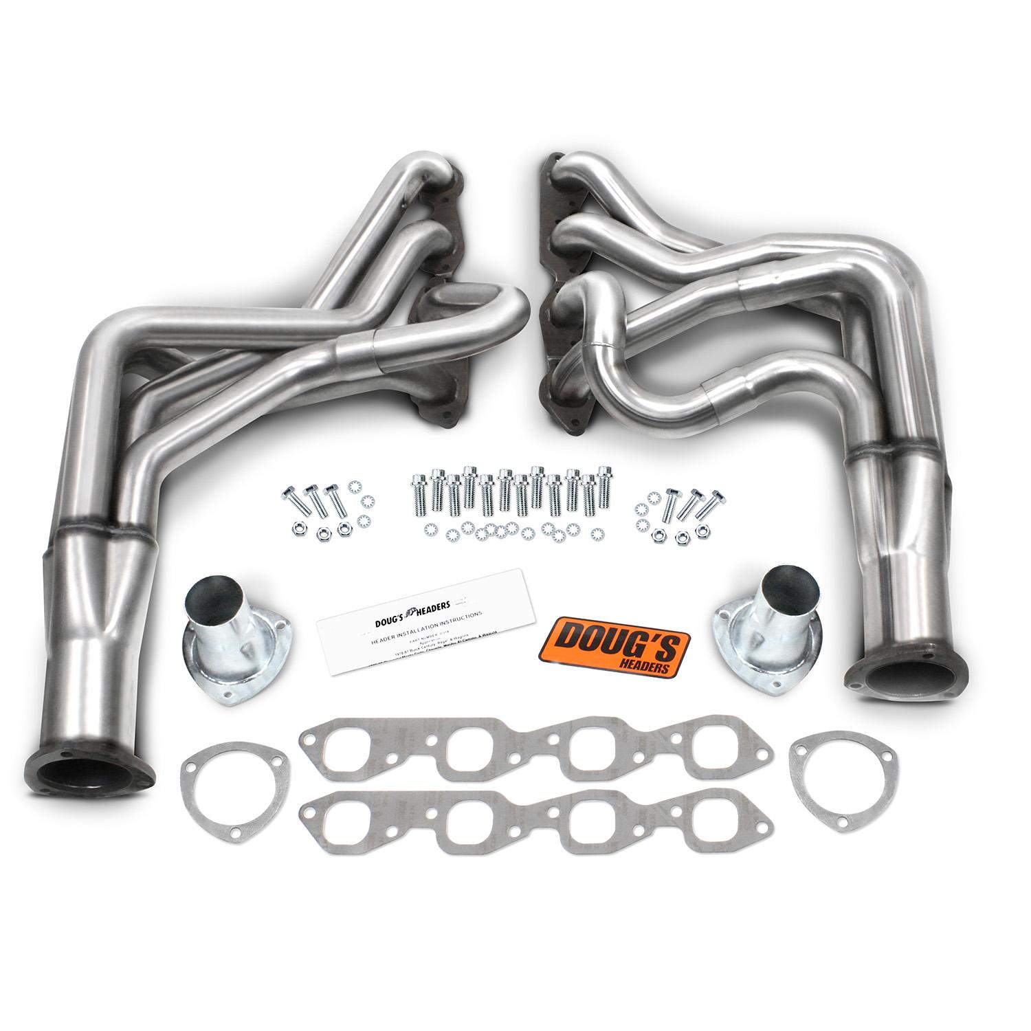 Doug's 78-87 GM G Body BBC Long Tube Stainless (1978-1987 Buick, Chevrolet, GMC, Pontiac Fitments) - D318-SS