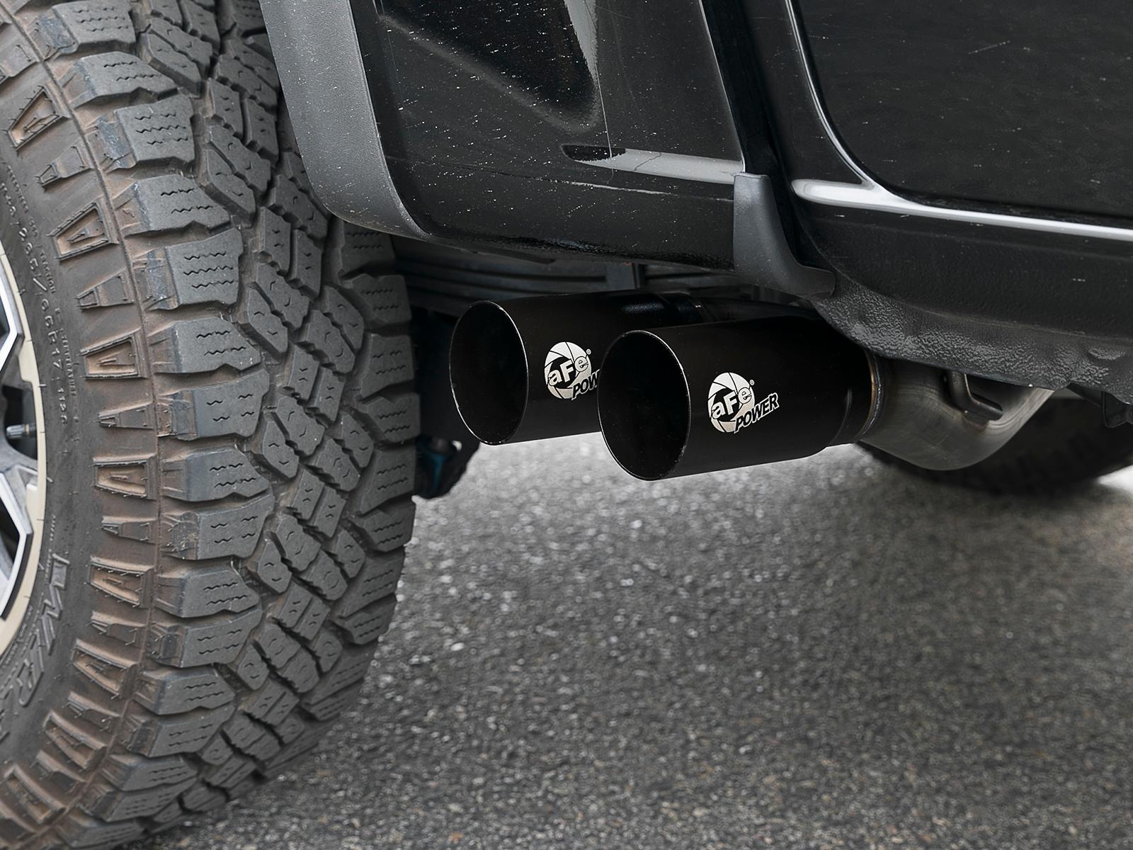 AFE MACH Force-Xp 3 IN 409 Stainless Steel Cat-Back Exhaust System w/ Black Tip (2017-2020 Colorado, Canyon) - 49-44096-B