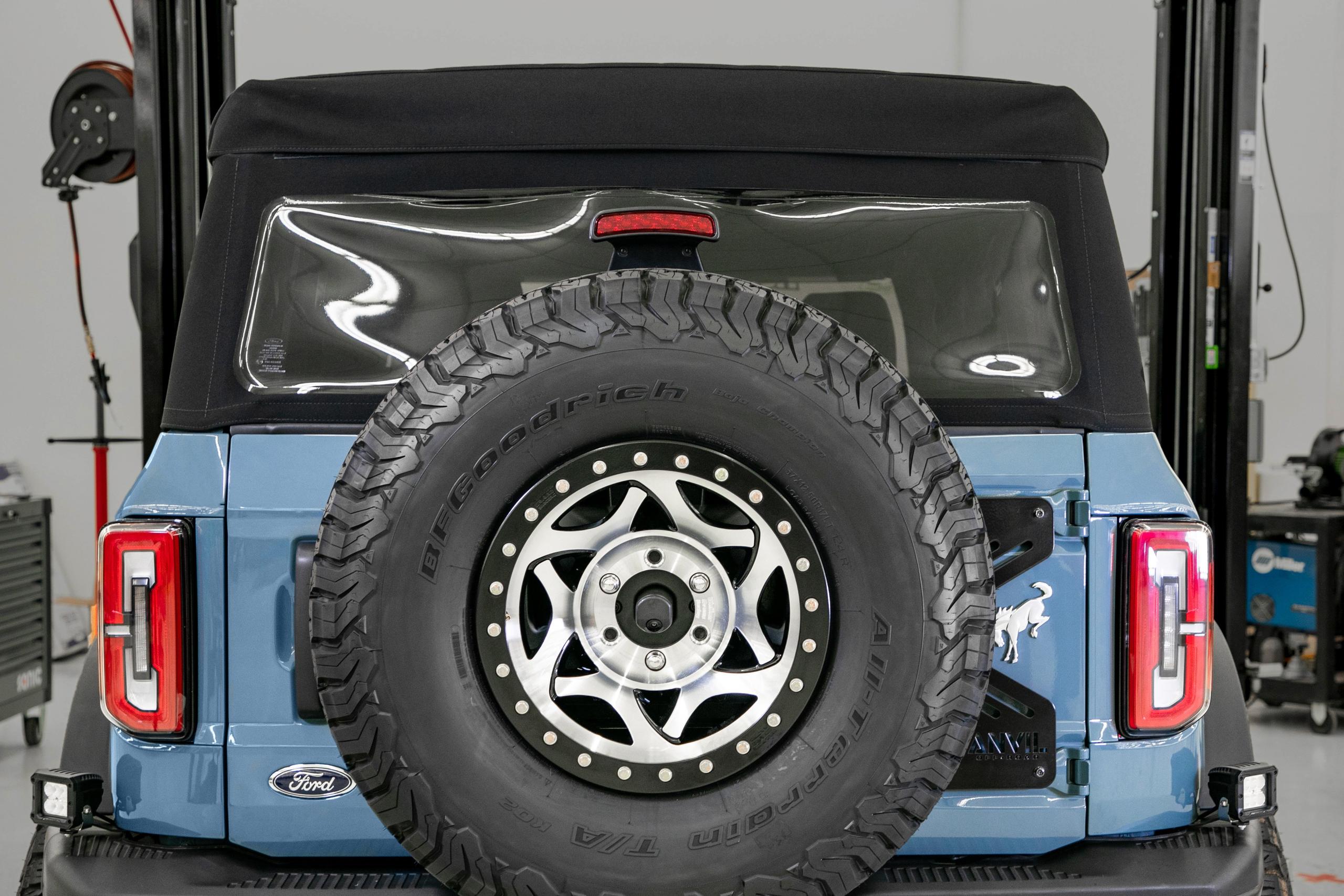 Anvil Spare Tire Relocation Kit (2021-2025 Bronco) - 628-31AOR