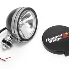 Rugged Ridge Light Kit Halogen 6 Inch Black Steel Housing - 15207.01
